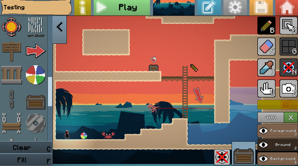 Makis Adventure Level Editor PC Game Gameplay Screenshot