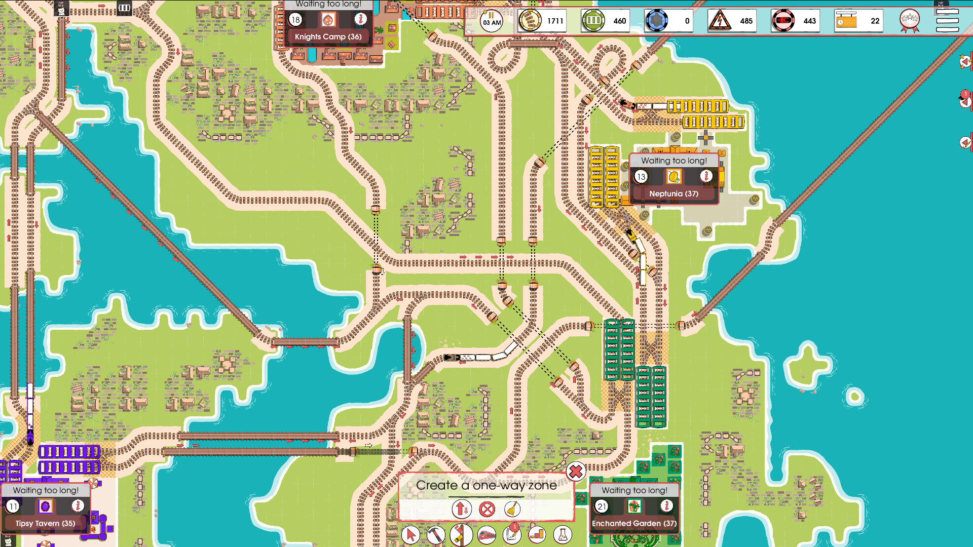 Iron Roads PC Game - Building a Rail Network