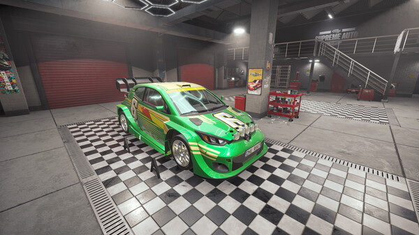 Rally Mechanic Simulator - Car Repair and Tuning in Workshop.