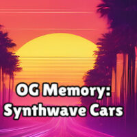 OG Memory Synthwave Cars PC Game Free Download